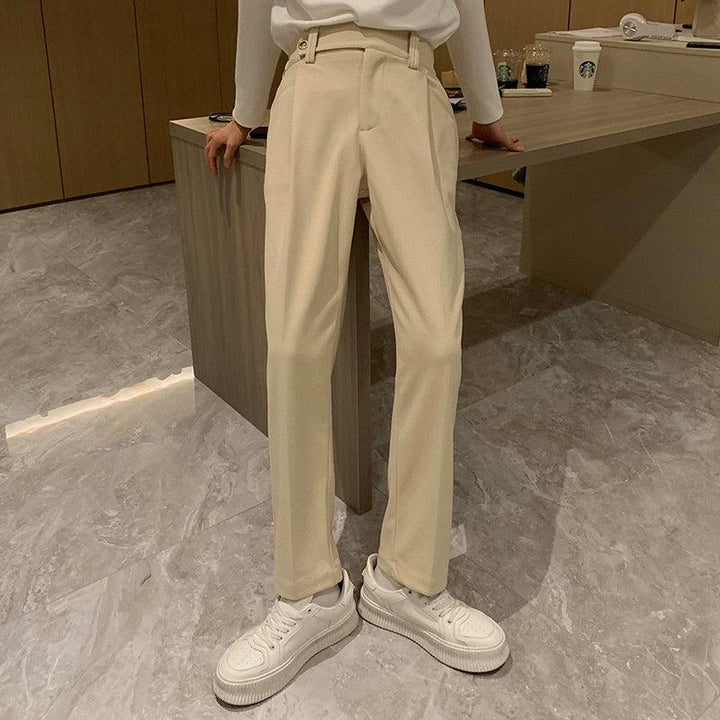 Casual Suit Cropped Pants