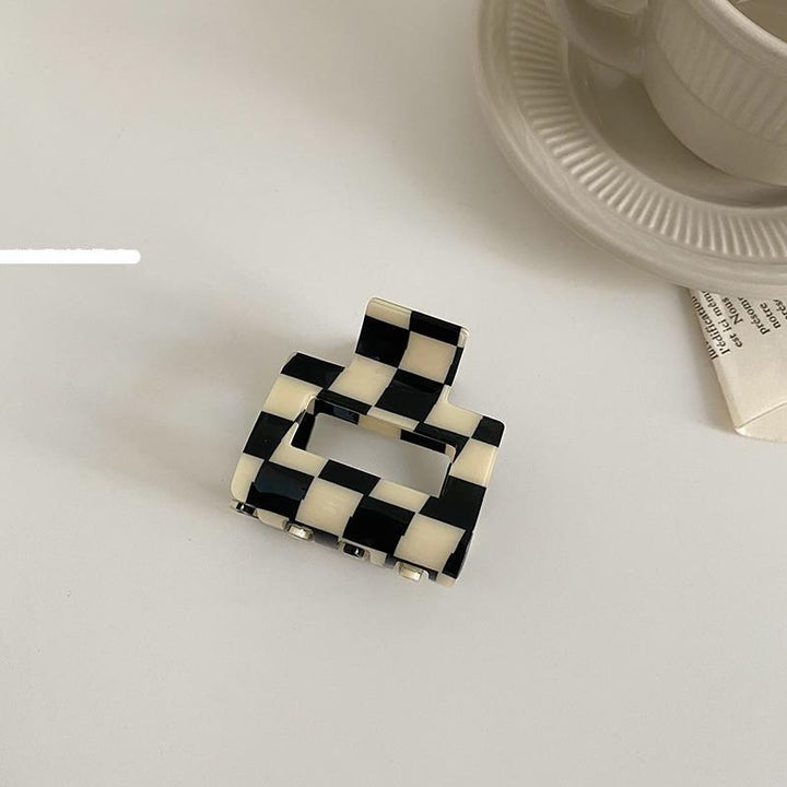Checkerboard Claw Clip