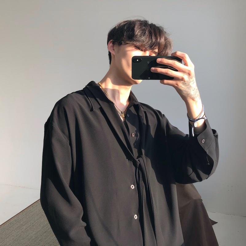 Chiffon Bow Tie Style Shirt