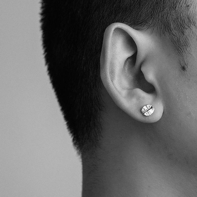Coffee Bean Ear Studs