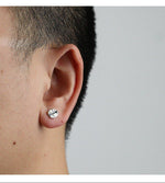 Coffee Bean Ear Studs