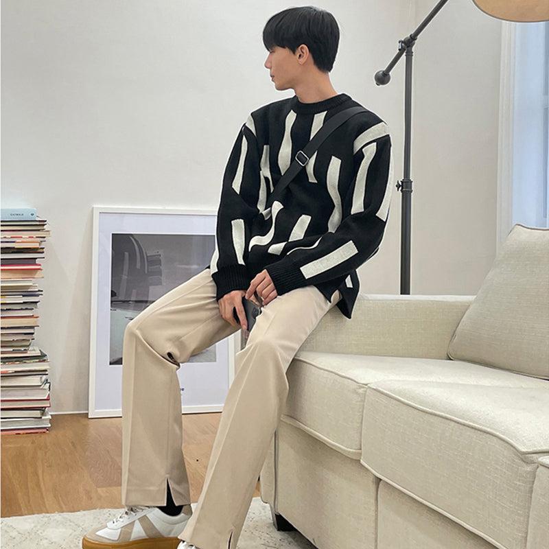 Colorblock Knit Sweater