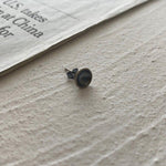 Concave Round Earrings