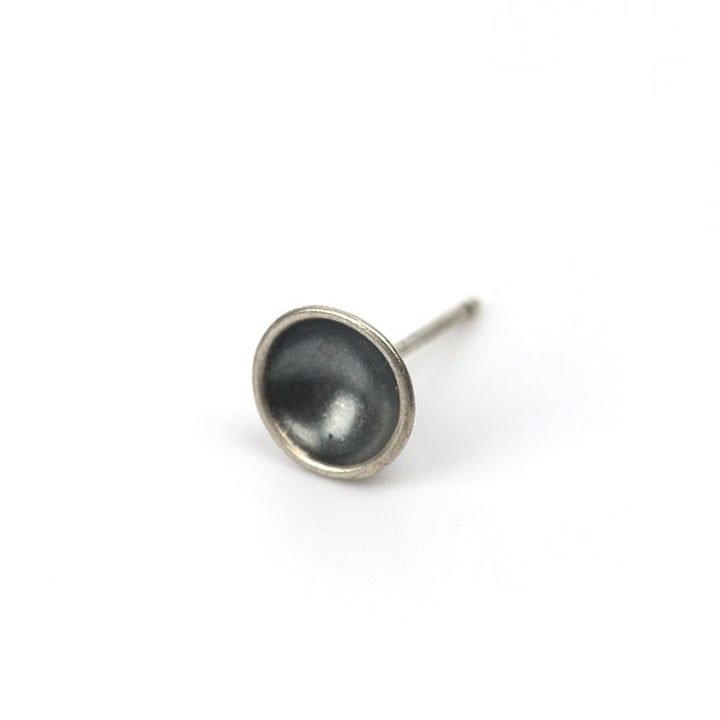 Concave Round Earrings