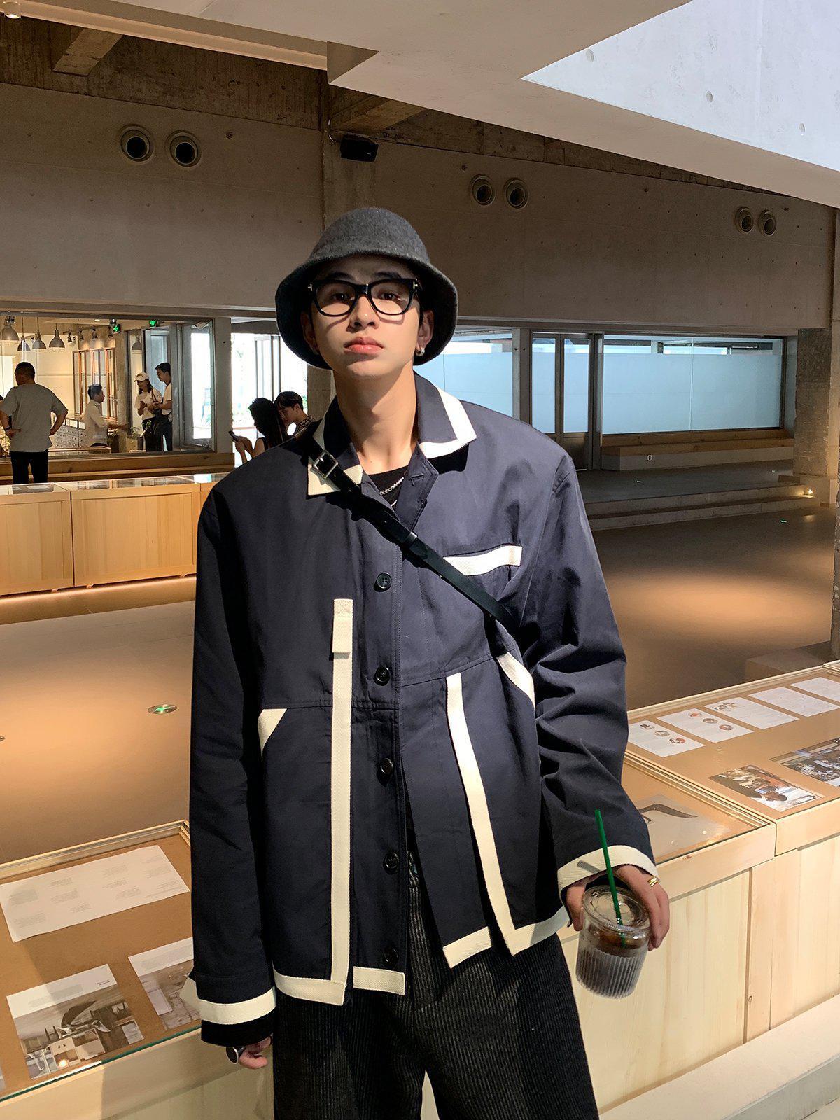 Contrast Casual Jacket