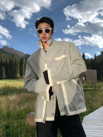Contrast Casual Jacket