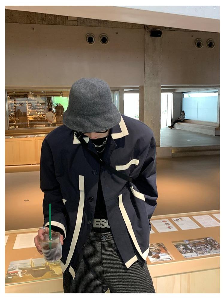 Contrast Casual Jacket