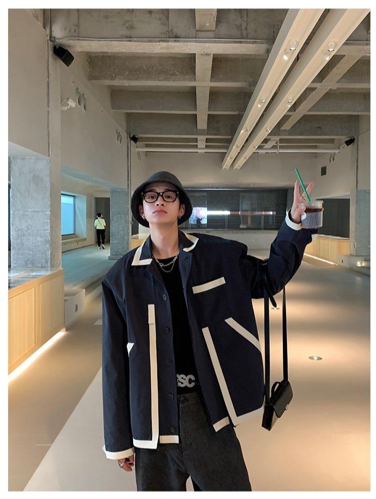 Contrast Casual Jacket