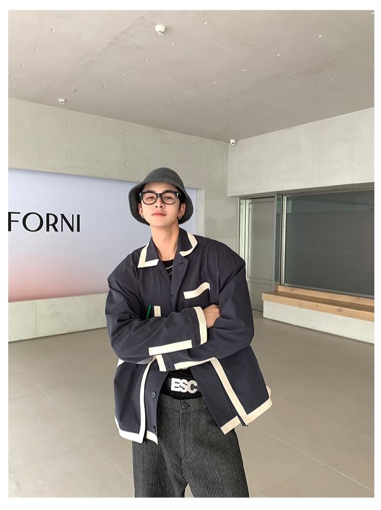 Contrast Casual Jacket
