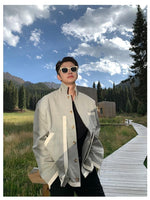 Contrast Casual Jacket