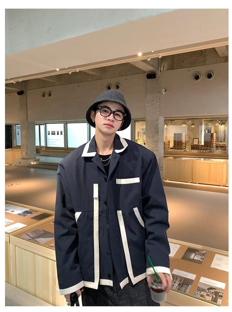 Contrast Casual Jacket