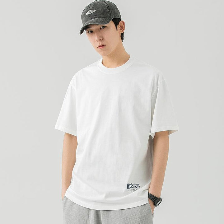 Cotton Basic Printed T-Shirt
