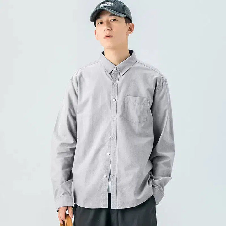 Cotton Oxford Shirt