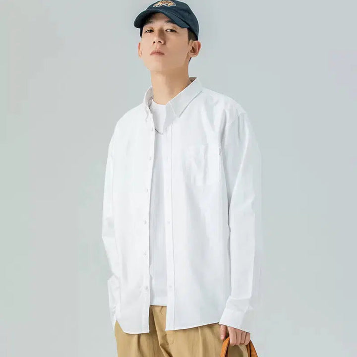 Cotton Oxford Shirt