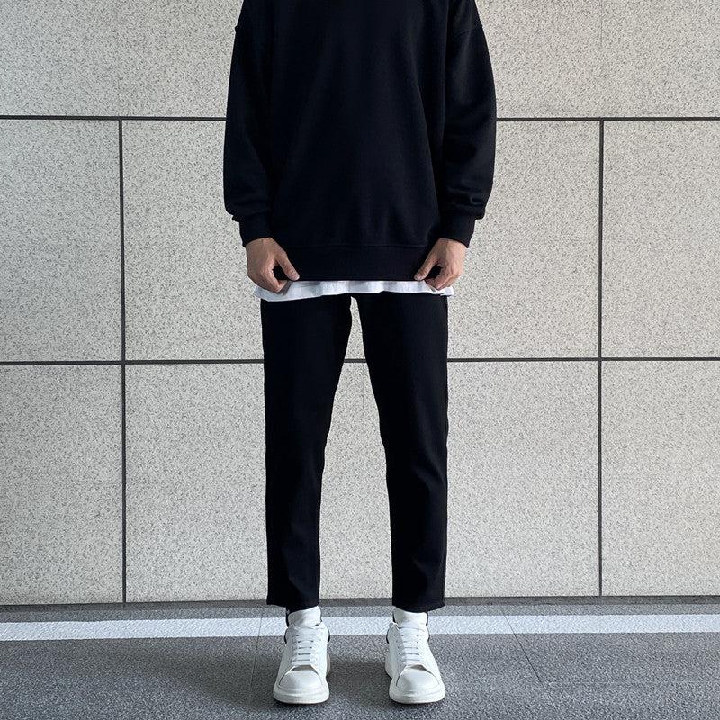Cropped Slim Elastic Jeans