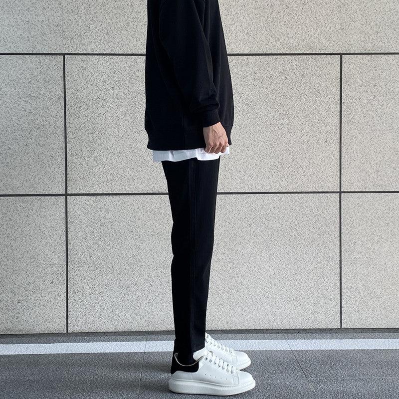Cropped Slim Elastic Jeans