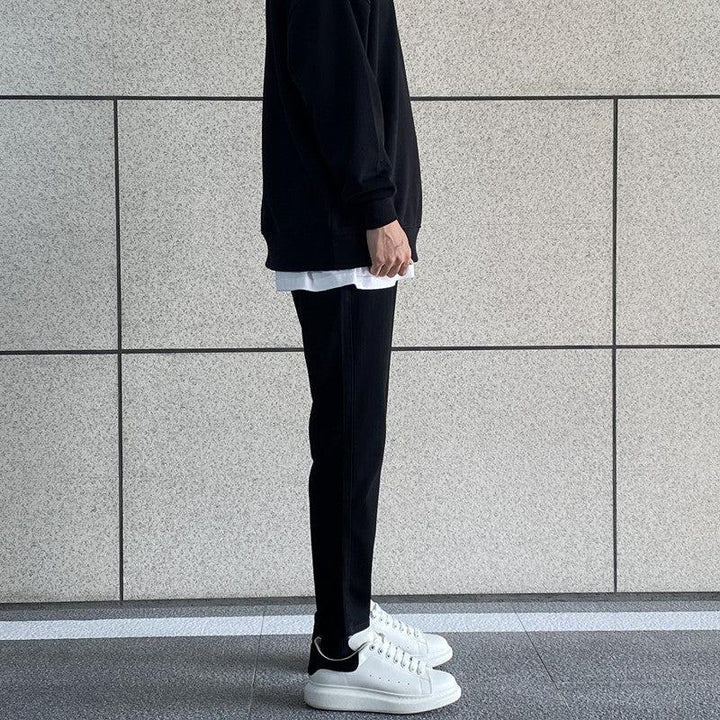 Cropped Slim Elastic Jeans