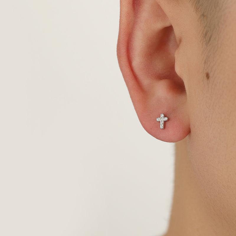 Cross Ear Studs