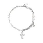 Cross Pearl Necklace