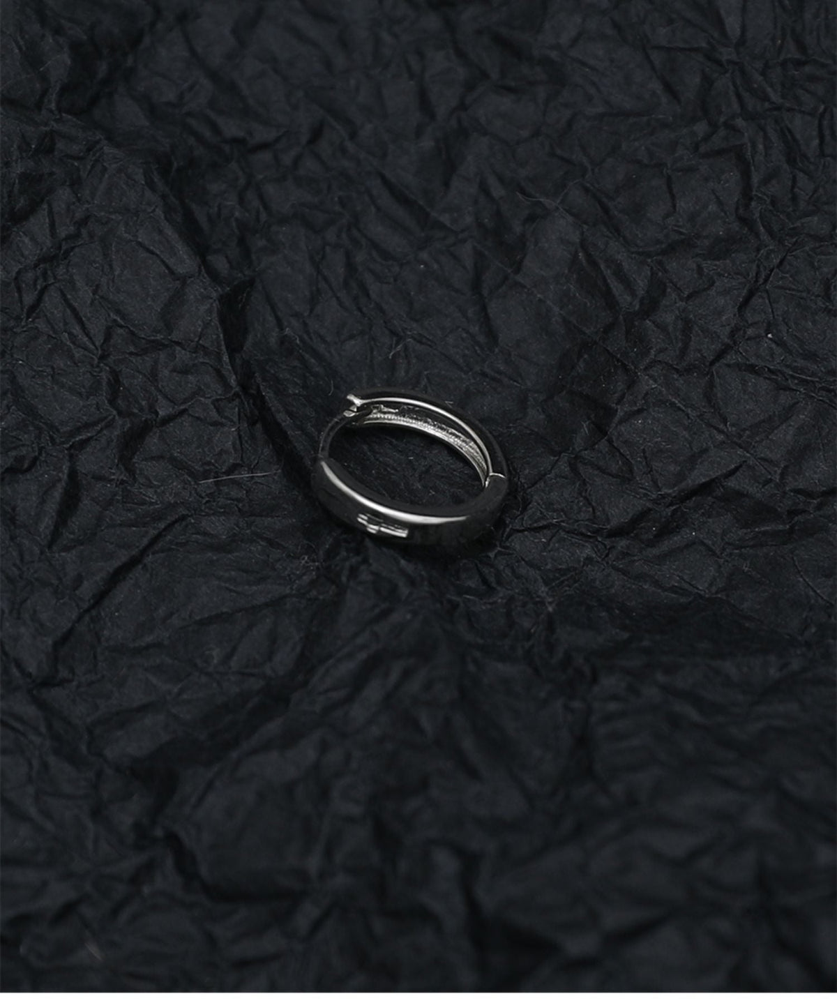 Cutout Cross Hoop Earrings