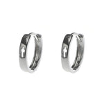 Cutout Cross Hoop Earrings