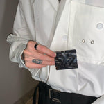 Detachable Metal Card Design Shirt