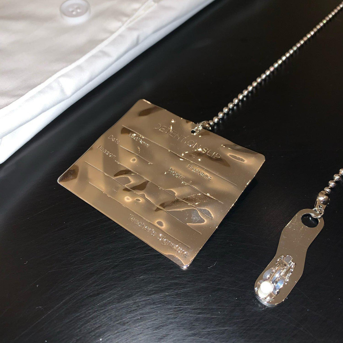 Detachable Metal Card Design Shirt