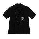 Detachable Metal Card Design Shirt