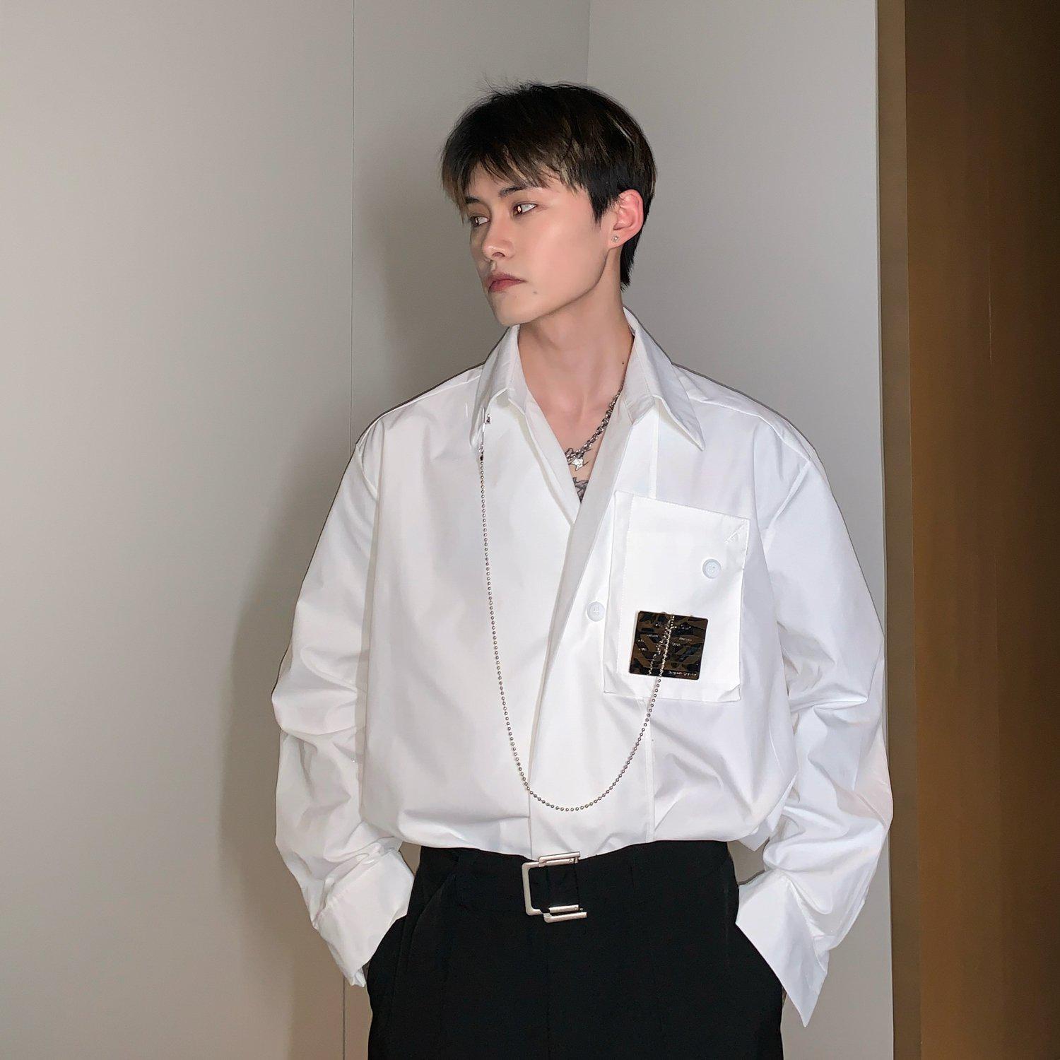 Detachable Metal Card Design Shirt