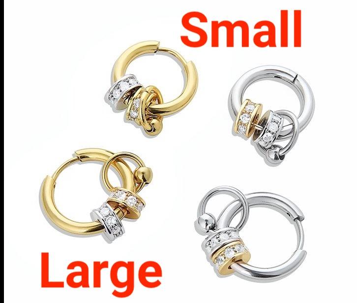 Diamond-Studded Earrings