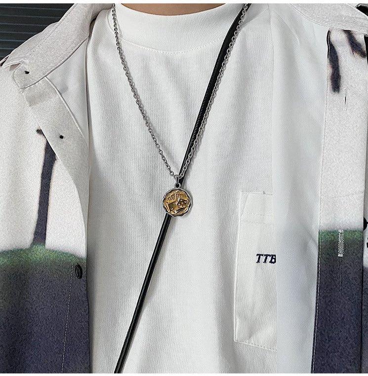 Dice Poker Coin Necklace