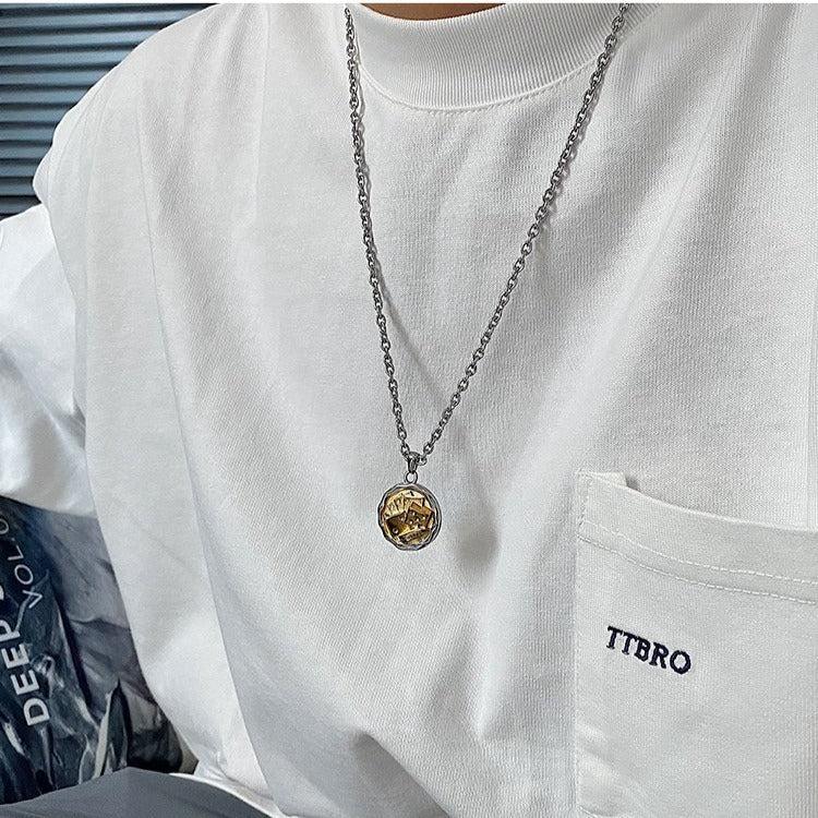 Dice Poker Coin Necklace