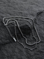 Double Layered Thin Chain Necklace