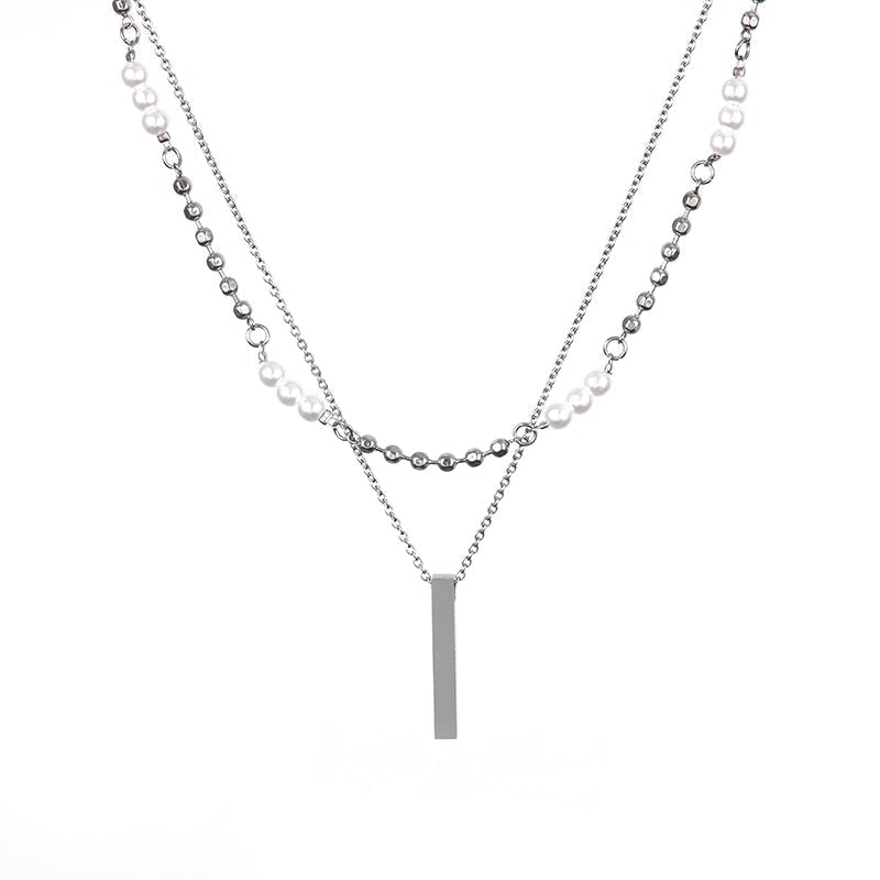 Double Pendant Necklace