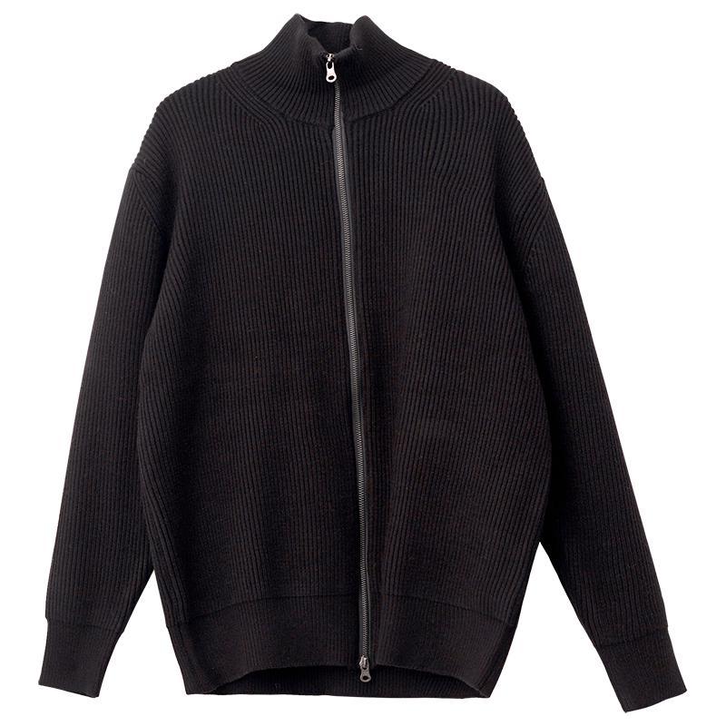Double Zipper Cardigan Jacket