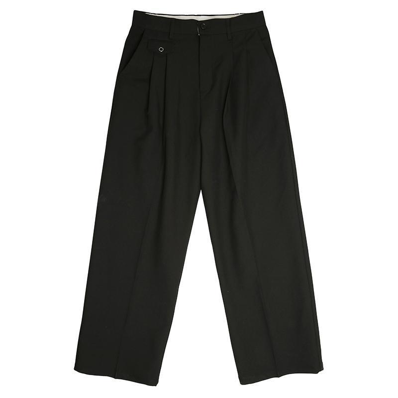 Drape Loose Straight Pants