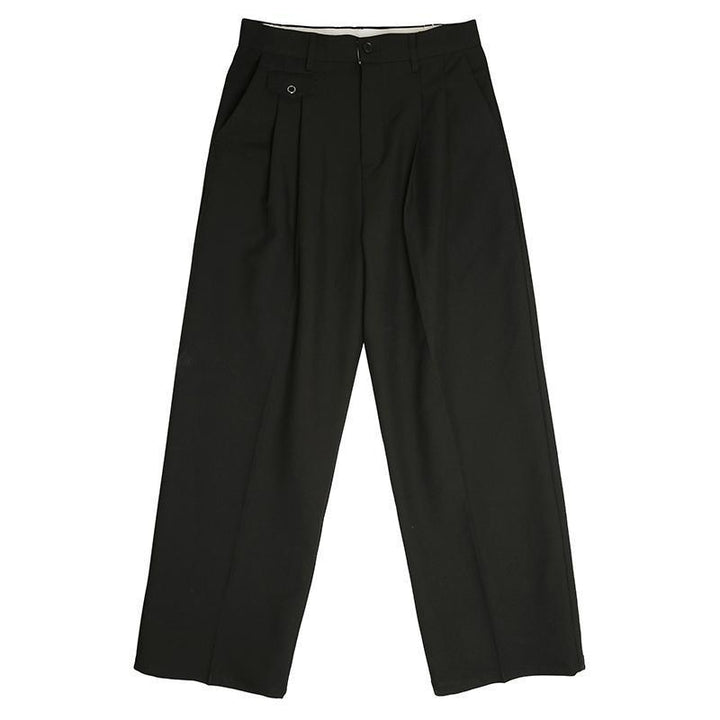 Drape Loose Straight Pants
