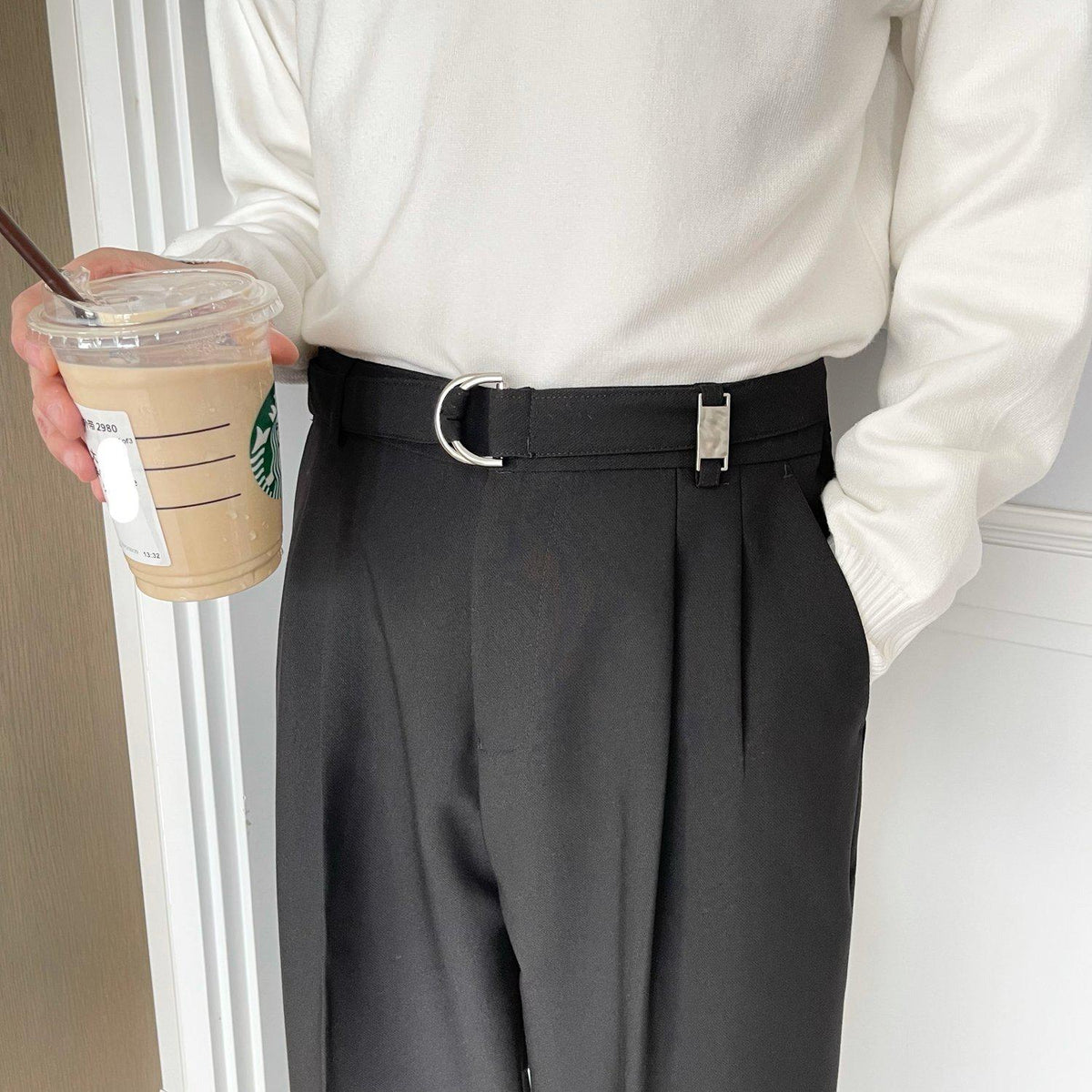 Drape Mopping Pants
