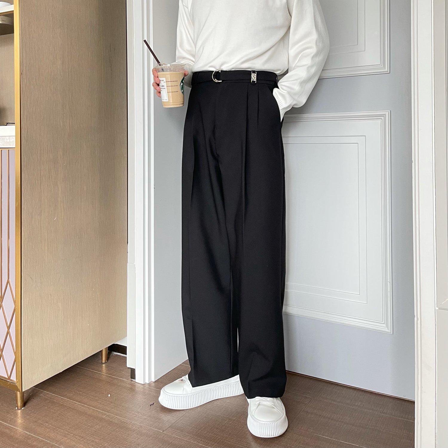 Drape Mopping Pants - The Korean Fashion