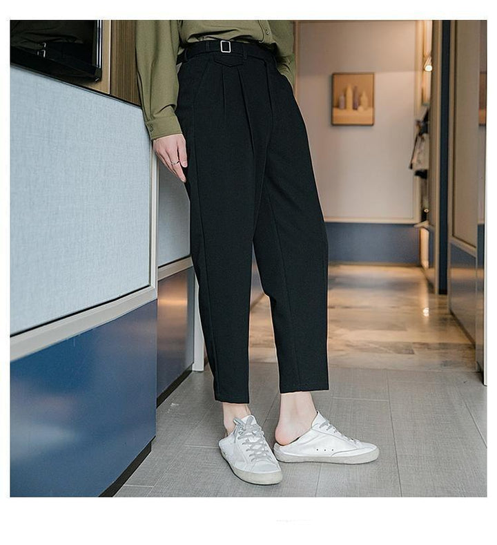 Drape Straight Pants