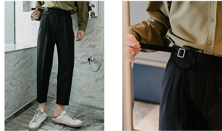 Drape Straight Pants