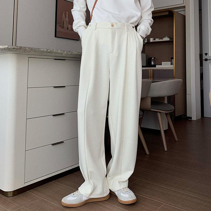 Draped Pleated Pants