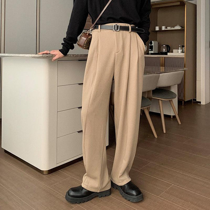 Draped Pleated Pants
