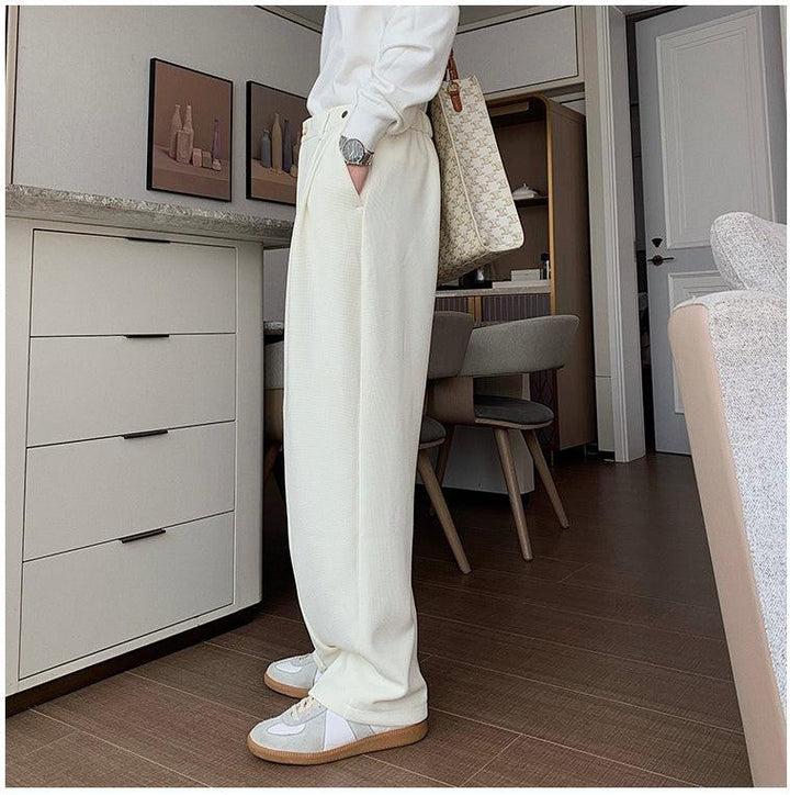 Draped Pleated Pants