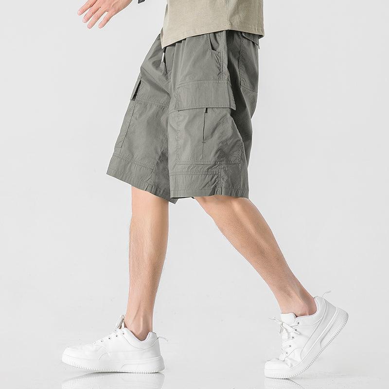Drawstring Cargo Shorts