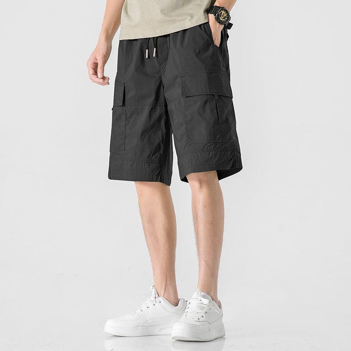 Drawstring Cargo Shorts