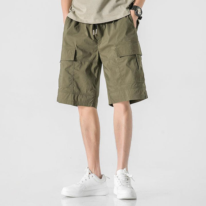 Drawstring Cargo Shorts