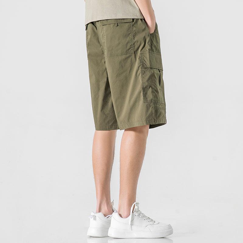 Drawstring Cargo Shorts
