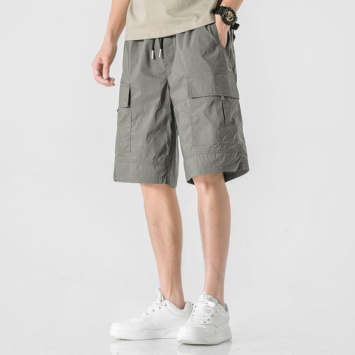 Drawstring Cargo Shorts