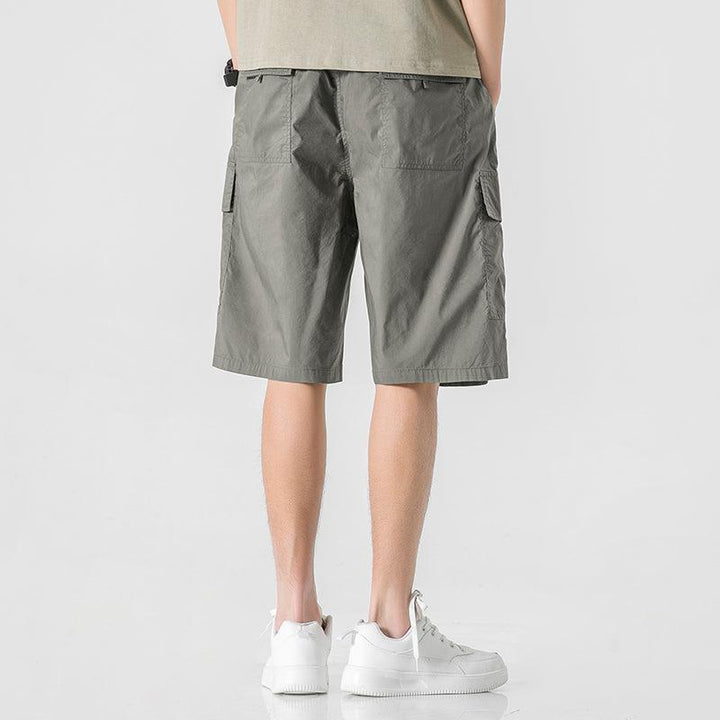Drawstring Cargo Shorts